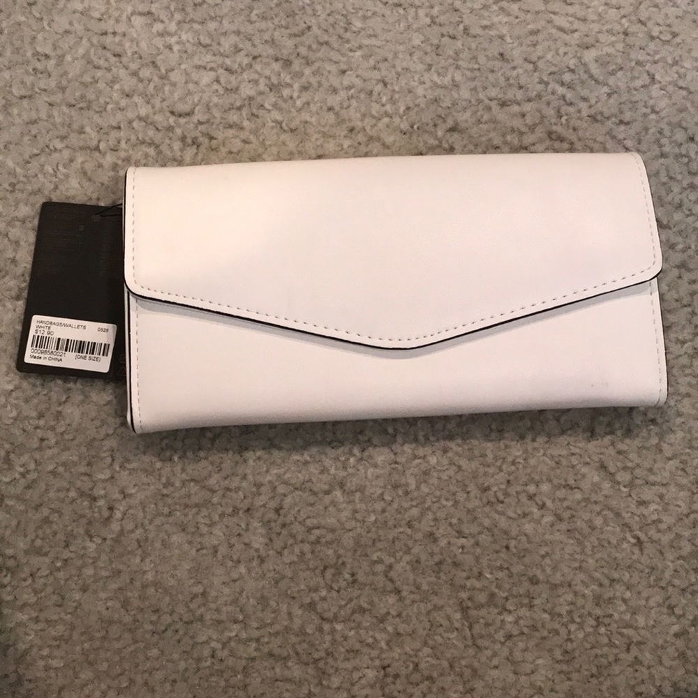 White Forever21 wallet